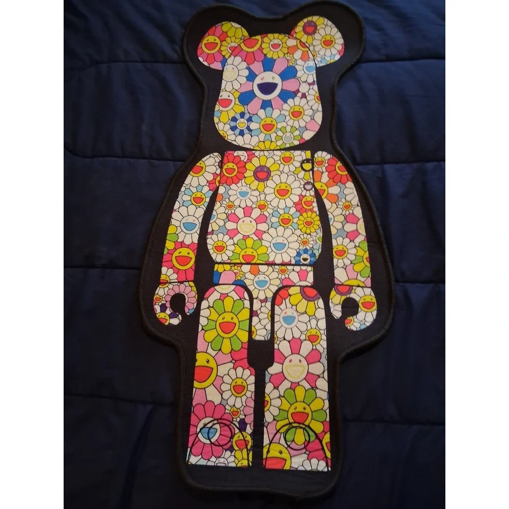 New Takashi Murakami Kaws Flower Bedroom Area Rugs Floor Mat Living Room Carpet